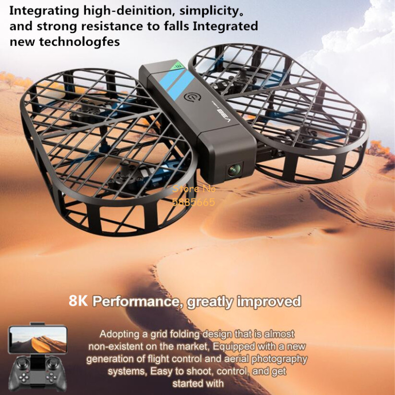 8K HD Camera 360° Protection O - Drone Remote Controller Lanyard ulasan dan harga