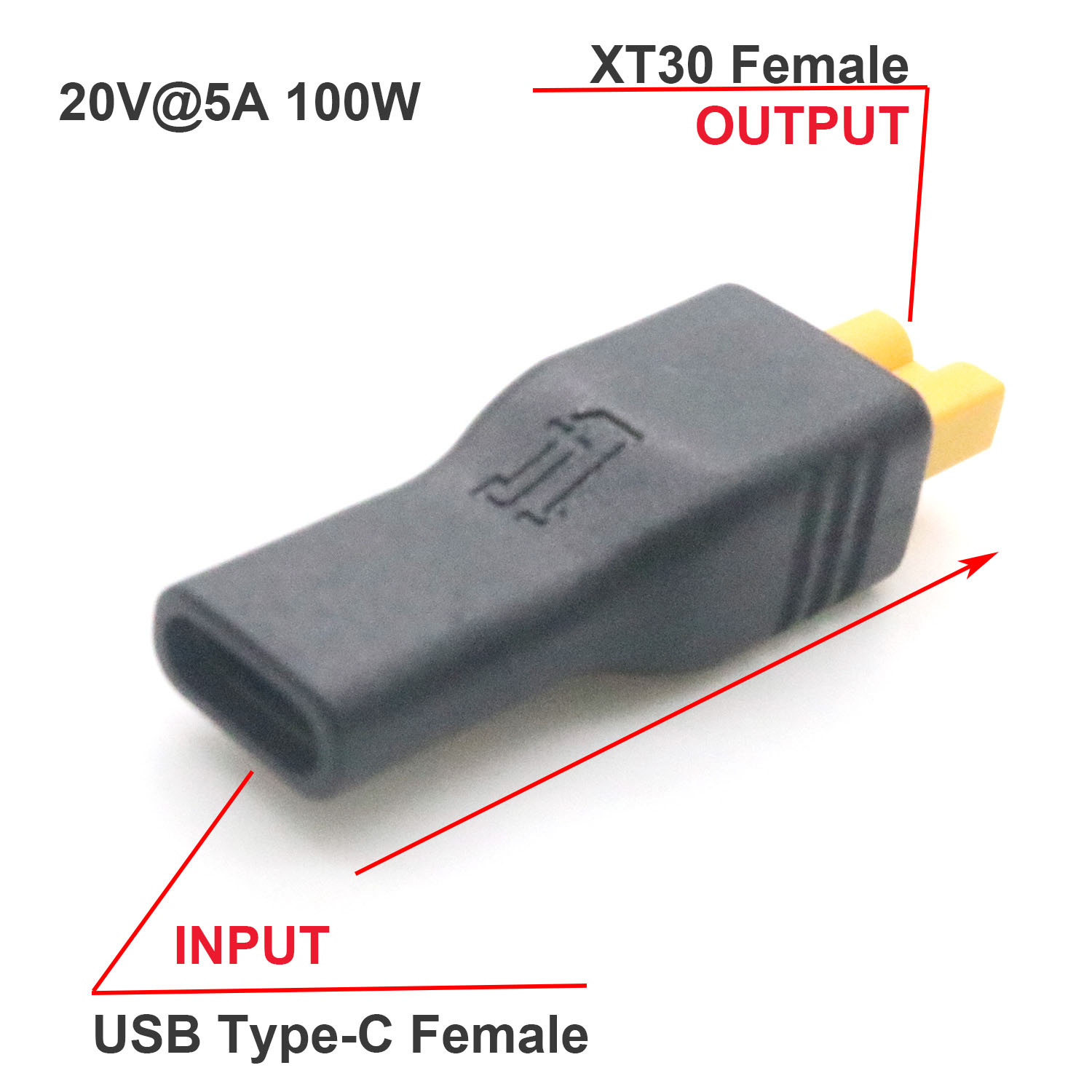 1pc USB Type C Female Input to - Drone Battery Adapter ulasan dan harga